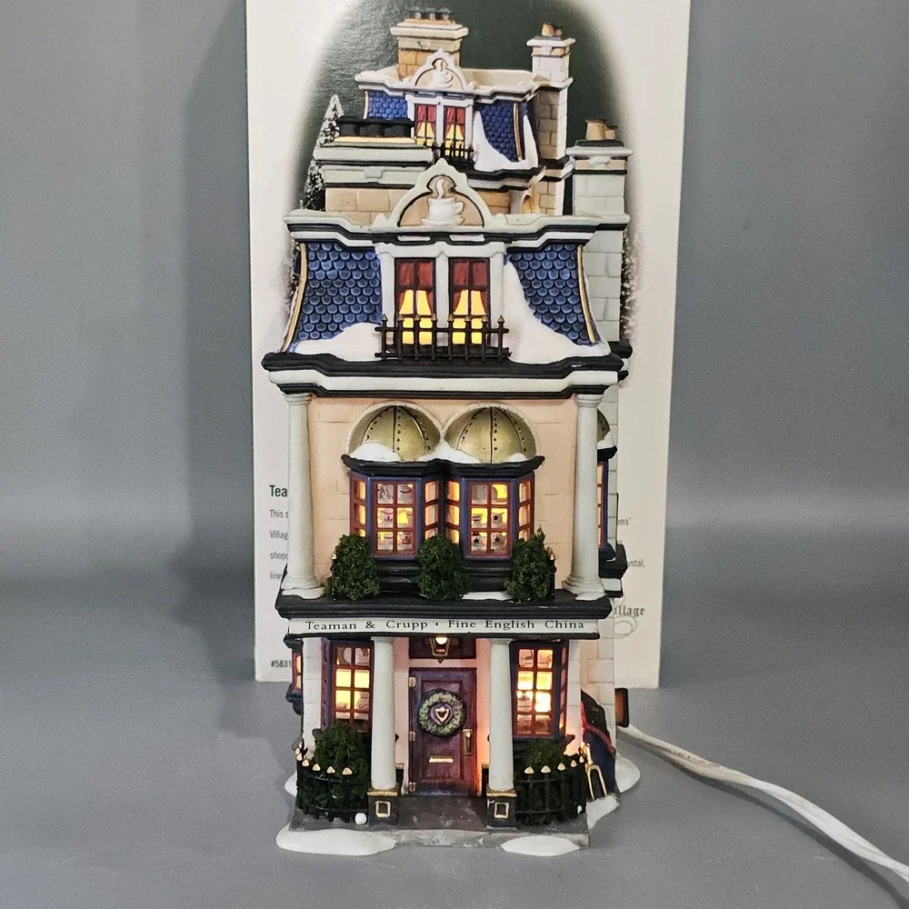 Department 56 Dickens Village Teaman & Crupp Fine English China Shop 58314